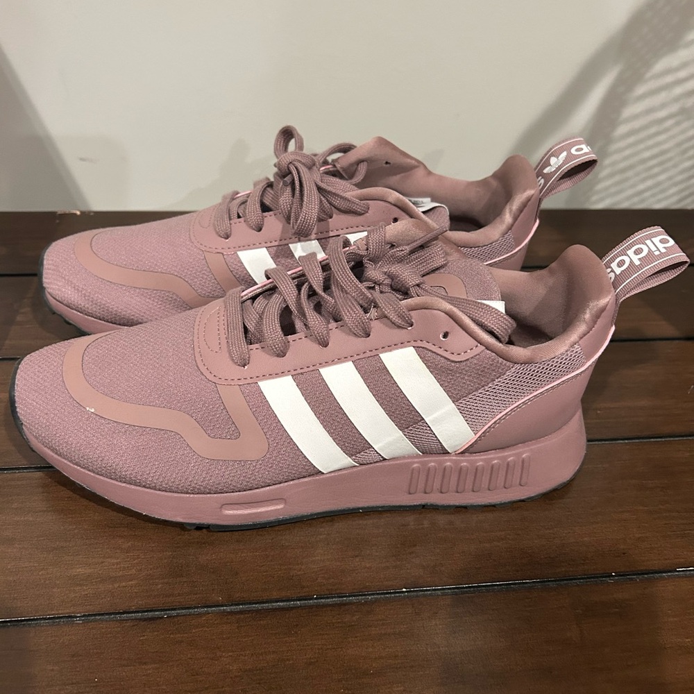 Adidas Women's Mauve Sneakers - Picture 2 of 7